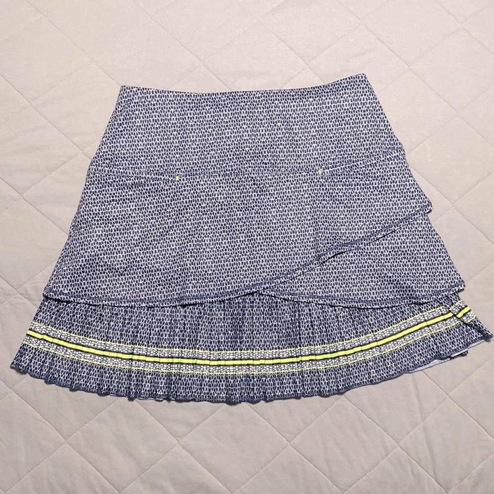 Lucky in Love Lace Pleated Golf Skort
